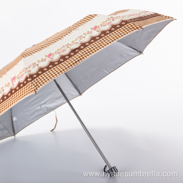 Travel 3 Folding Umbrella Mini Parasol